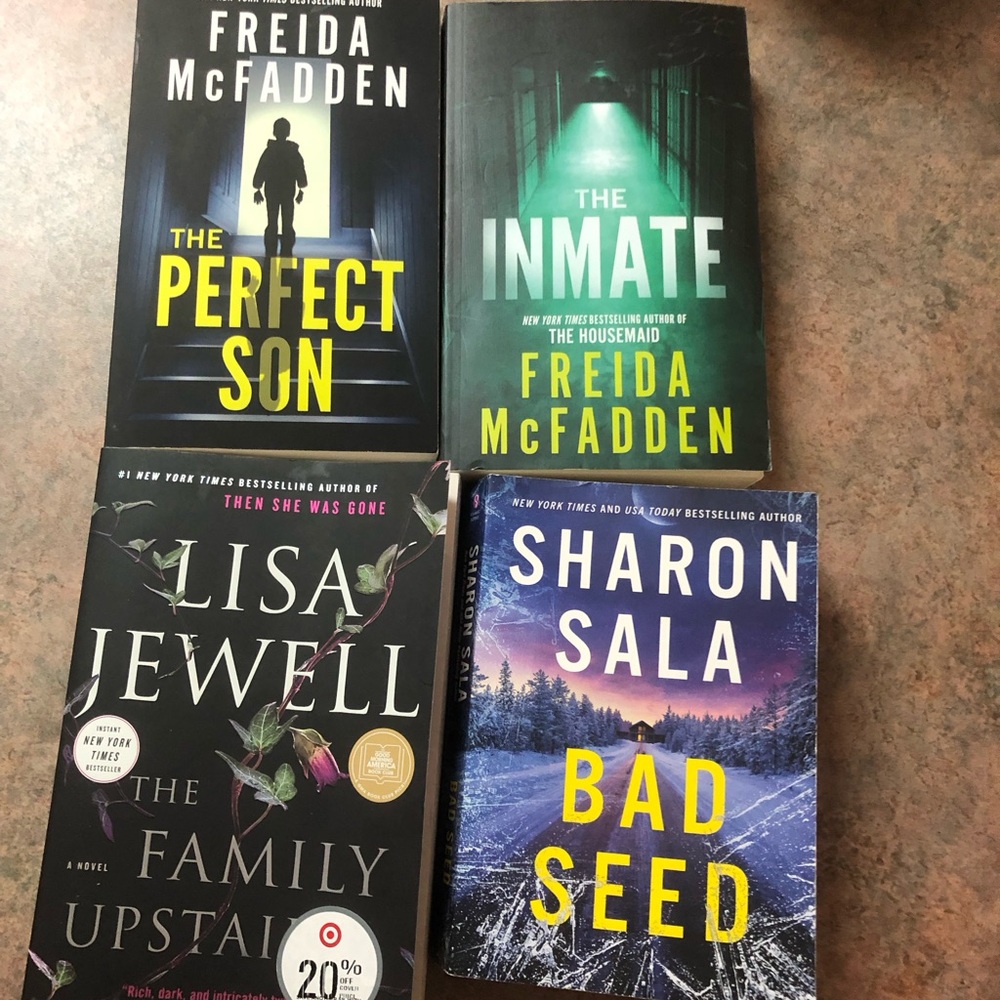 REDUCED PRICE Set of Ten Mystery Thriller Novels